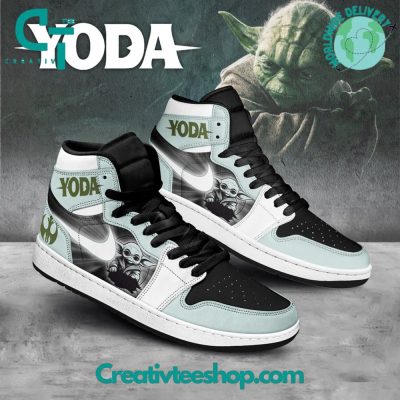 Star Wars Yoda Air Jordan 1 Sneaker - soulcals.com