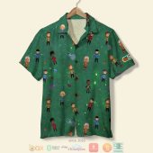 Star Trek With Green Background Hawaiian Shirt Shorts.jpg - demo10