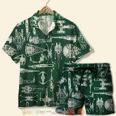 Star War Spaceship Pattern Hawaiian Shirt Shorts.jpg - demo10
