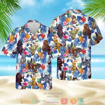 Star Wars Characters Pattern Hawaiian Shirt, Shorts - Hot Sale 2025