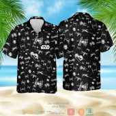 Star Wars Pattern Black Hawaiian Shirt Shorts 1 768x768 1.jpg - demo10