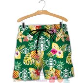 Starbucks Pineapple Green Hawaiian Shirt Shorts 1 2.jpg - demo10