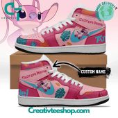Stitch Angle Custom Name Air Jordan 1 Sneaker - demo10