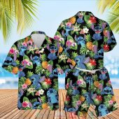 Stitch Pineapple Black Hawaiian Shirt Shorts.jpg - demo10