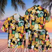 Studio Ghibli Characters Pineapple Black Yellow Hawaiian Shirt Shorts.jpg - demo10