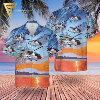 Summer Beach Us Navy Sikorsky Sh-3 Seaking All Over Print Hawaiian Shirts And Beach Shorts - Hot Sale 2025