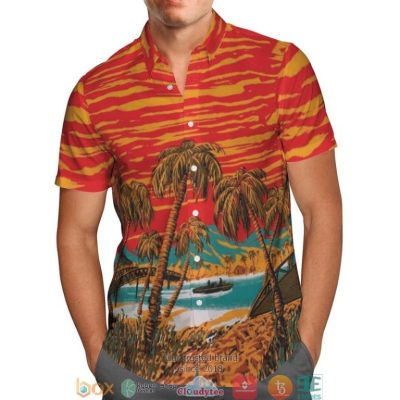Summer Beach Sunset Orange Hawaiian Shirt, Short - Hot Sale 2025