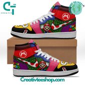 Super Mario Air Jordan 1 Sneaker - soulcals.com