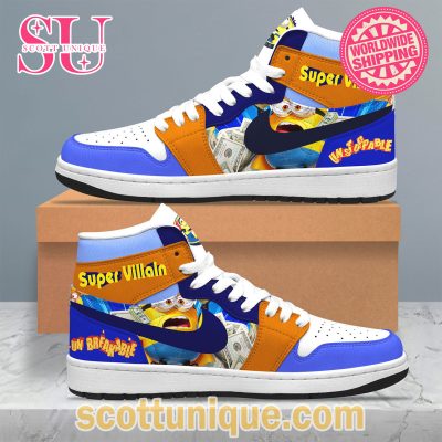 Super Villain Unstoppable Breakable Minions Air Jordan 1 Shoes -Soulcals.com
