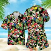 Super Mario Pineapple Black Hawaiian Shirt Shorts.jpg - demo10