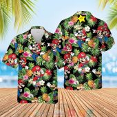 Super Mario Pineapple Black Hawaiian Shirt Shorts 1 768x768 1.jpg - demo10