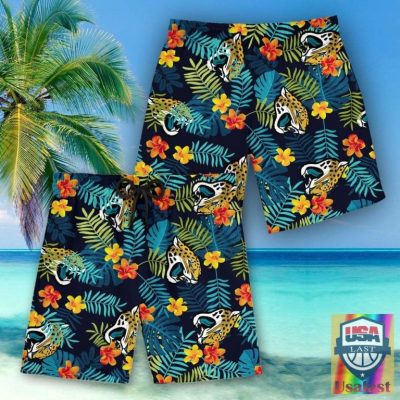 Jacksonville Jaguars Nfl Hawaiian Shirt Beach Short - Hot Sale 2025