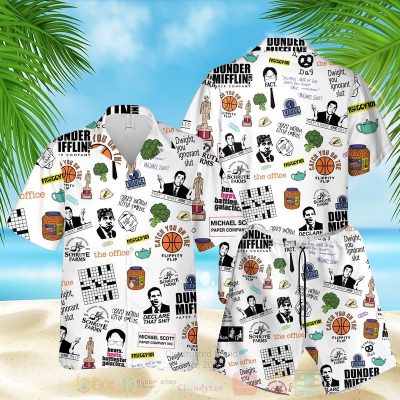 Tof Quotes Pattern, Dunder Mifflin Hawaiian Shirt, Short - Hot Sale 2025
