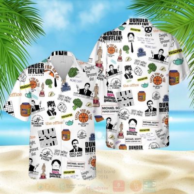 Tof Quotes Pattern, Dunder Mifflin Hawaiian Shirt, Short - Hot Sale 2025