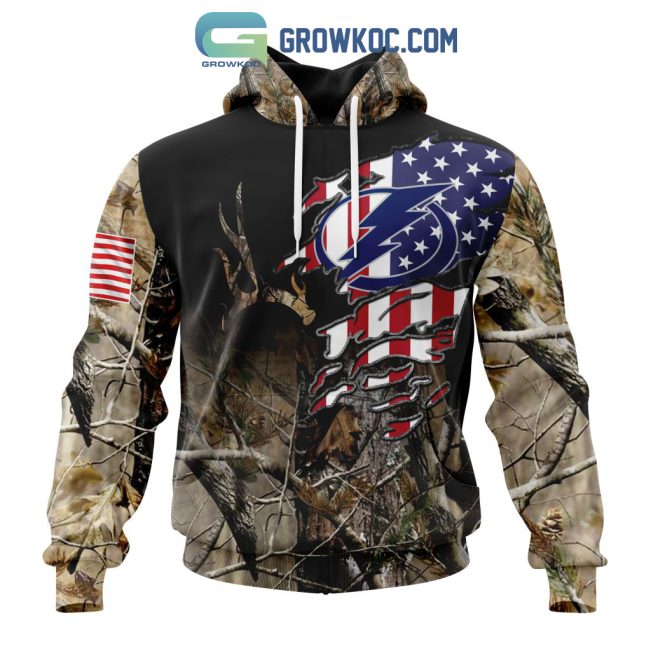 Tampa Bay Lightning NHL Special Camo Realtree Hunting Personalized Hoodie T Shirt