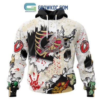 Tampa Bay Lightning NHL Special Zombie Style For Halloween Hoodie T Shirt