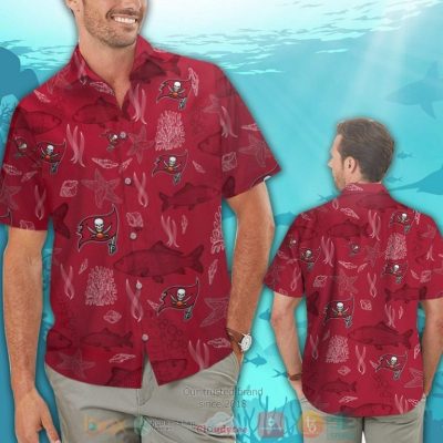 Tampa Bay Buccaneers Fish Hawaiian Shirt And Shorts - Hot Sale 2025