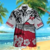 Tampa Bay Buccaneers Hibiscus Grey Hawaiian Shirt And Shorts.jpg - demo10