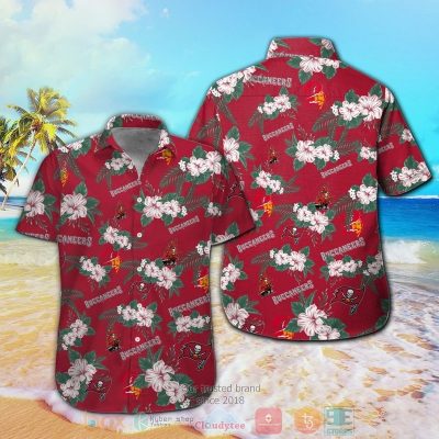 Tampa Bay Buccaneers Hibiscus Hawaiian Shirt And Shorts - Hot Sale 2025