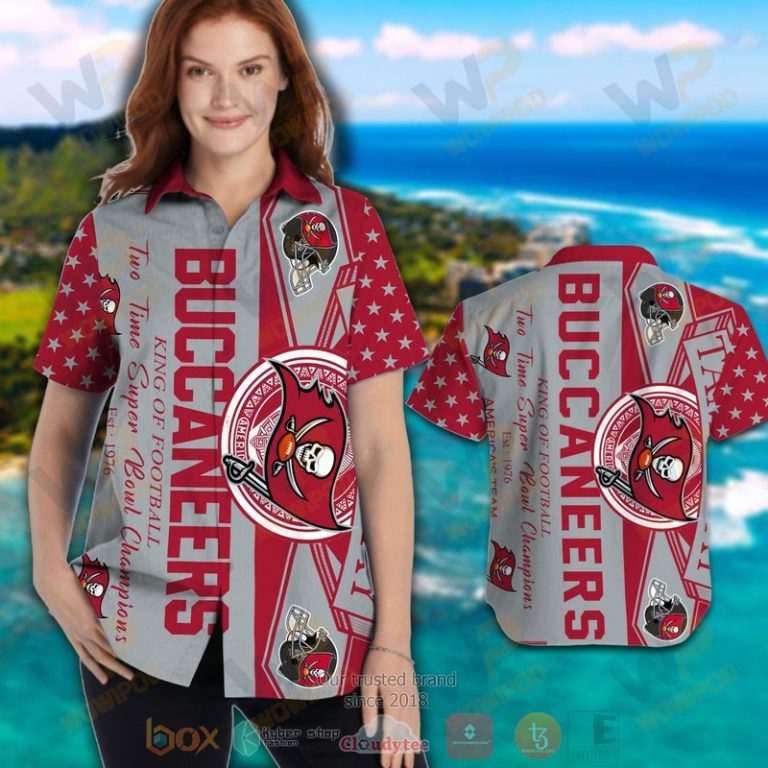 Tampa Bay Buccaneers King Of Football Two Times Super Bowl Champions Hawaiian Shirt And Shorts - Hot Sale 2025