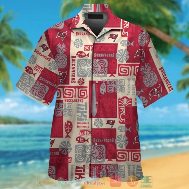 Tampa Bay Buccaneers Fish Bone Hawaii Shirt, Shorts - Hot Sale 2025