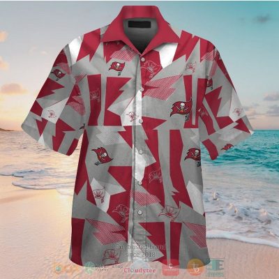 Tampa Bay Buccaneers Grey Red Hawaiian Shirt And Shorts - Hot Sale 2025