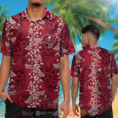 Tampa Bay Buccaneers Tropical Plants Red Hawaii Shirt, Shorts - Hot Sale 2025