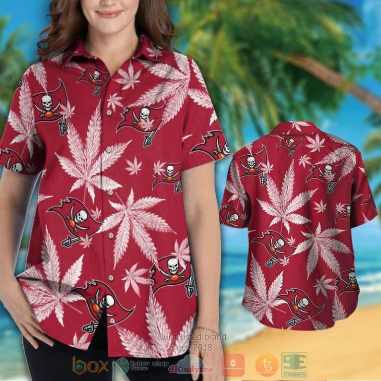 Tampa Bay Buccaneers Weed Red Hawaii Shirt, Shorts - Hot Sale 2025