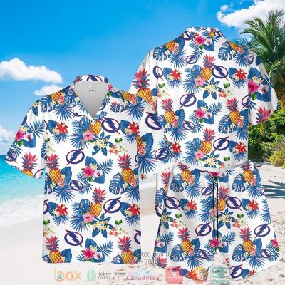 Tampa Bay Lightning Nhl Pineapple Hawaiian Shirt, Shorts - Hot Sale 2025