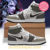 Taylor Swift Lovely Grey Nike Air Jordan 1 Sneakers -Soulcals.com