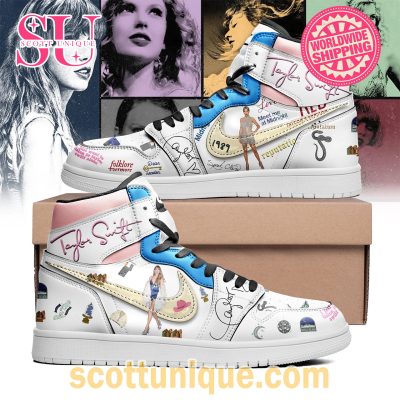 Taylor Swift Midnight Album Air Jordan 1 High Top Sneaker -Soulcals.com