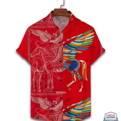 Hermes Hawaiian Shirt Beach Short 01 - Hot Sale 2025