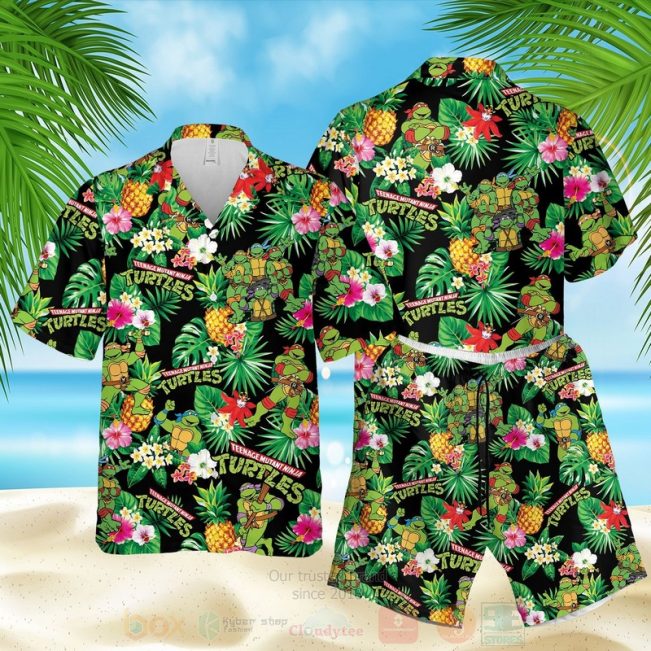 Teenage Mutant Ninja Turtles Black Hawaiian Shirt, Short - Hot Sale 2025