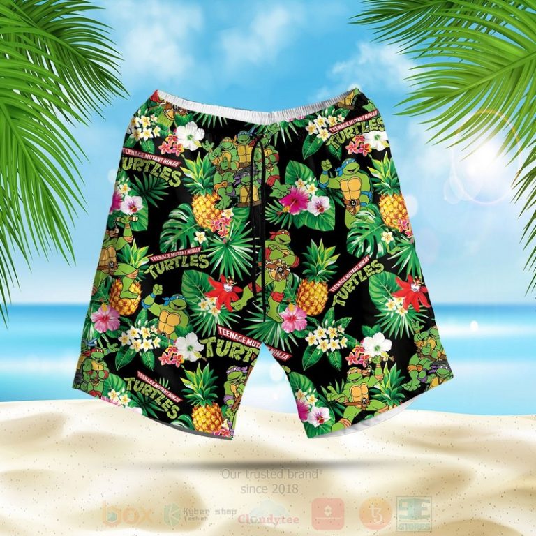 Teenage Mutant Ninja Turtles Black Hawaiian Shirt, Short - Hot Sale 2025