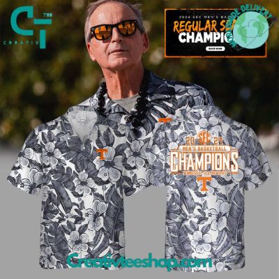 Tennessee Volunteers Basketball Regular Season Champions Hawaiian Set - Teesmith