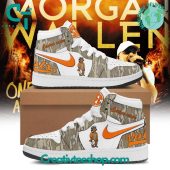 Tennessee Volunteers x Morgan Wallen Camo Air Jordan 1 Sneaker - soulcals.com