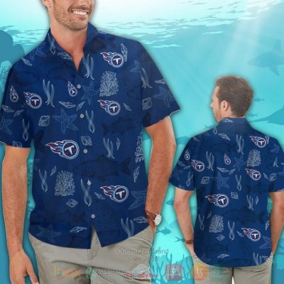 Tennessee Titans Fish Hawaiian Shirt And Shorts - Hot Sale 2025