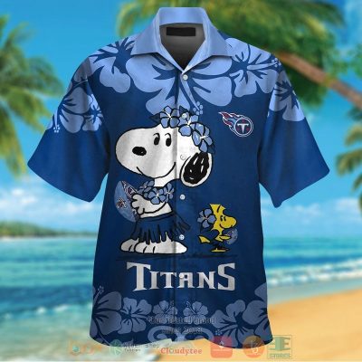 Tennessee Titans Snoopy Woodstock Hawaiian Shirt And Shorts - Hot Sale 2025