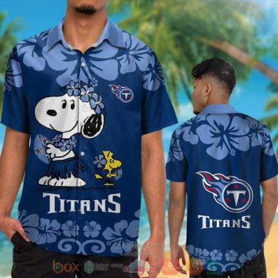 Tennessee Titans Snoopy Woodstock Hawaiian Shirt And Shorts - Hot Sale 2025