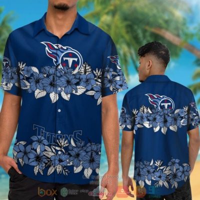 Tennessee Titans Blue Tropical Plants Navy Hawaii Shirt, Shorts - Hot Sale 2025