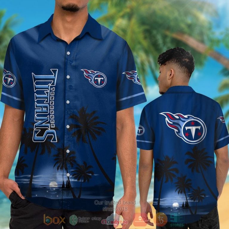 Tennessee Titans Palm Trees Dark Blue Hawaii Shirt, Shorts - Hot Sale 2025