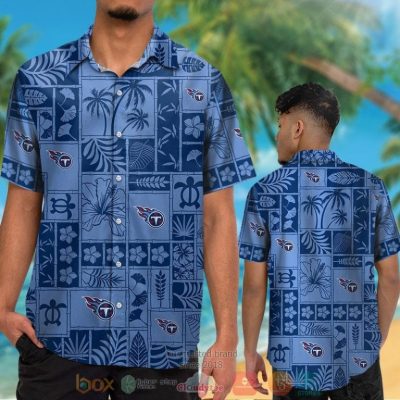 Tennessee Titans Tropical Plants Blue Hawaii Shirt, Shorts - Hot Sale 2025