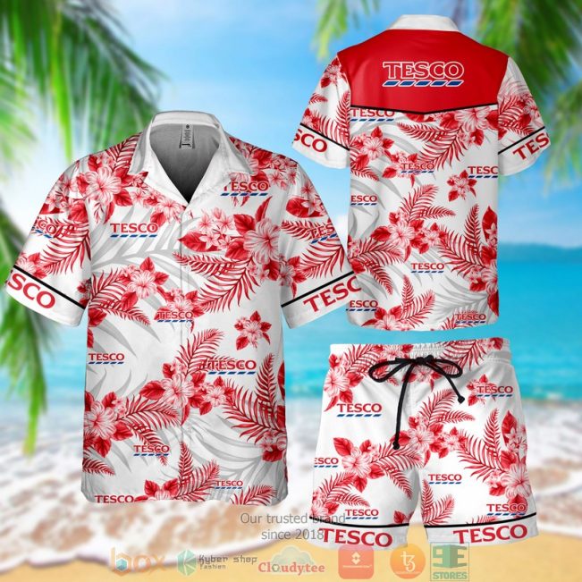 Tesco Hawaiian Shirt, Short - Hot Sale 2025