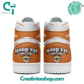 Texas Longhorns Go Horns Air Jordan 1 Sneaker - demo10