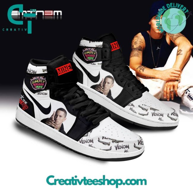 Eminem Music To Be Murdered Air Jordan 1 Sneaker - soulcals.com