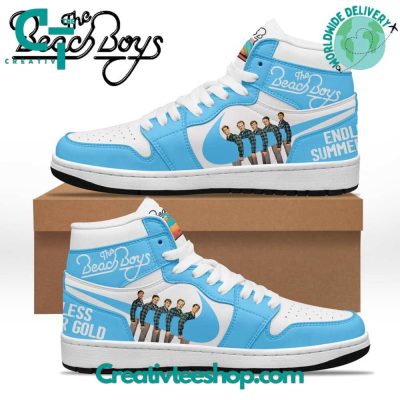 The Beach Boys Endless Summer Gold Air Jordan 1 Sneaker - soulcals.com