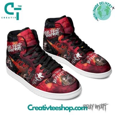 The Fiend Bray Wyatt Air Jordan 1 Sneaker - soulcals.com