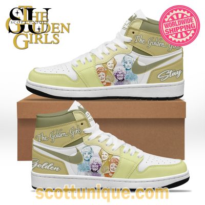 The Golden Girls Nike Air Jordan 1 High Top Sneaker -Soulcals.com