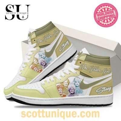 The Golden Girls Nike Air Jordan 1 High Top Sneaker -Soulcals.com