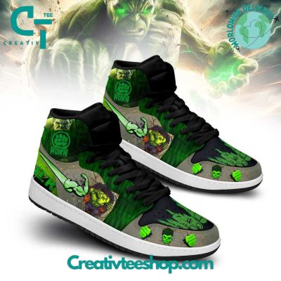 The Incredible Hulk Air Jordan 1 Sneaker - soulcals.com